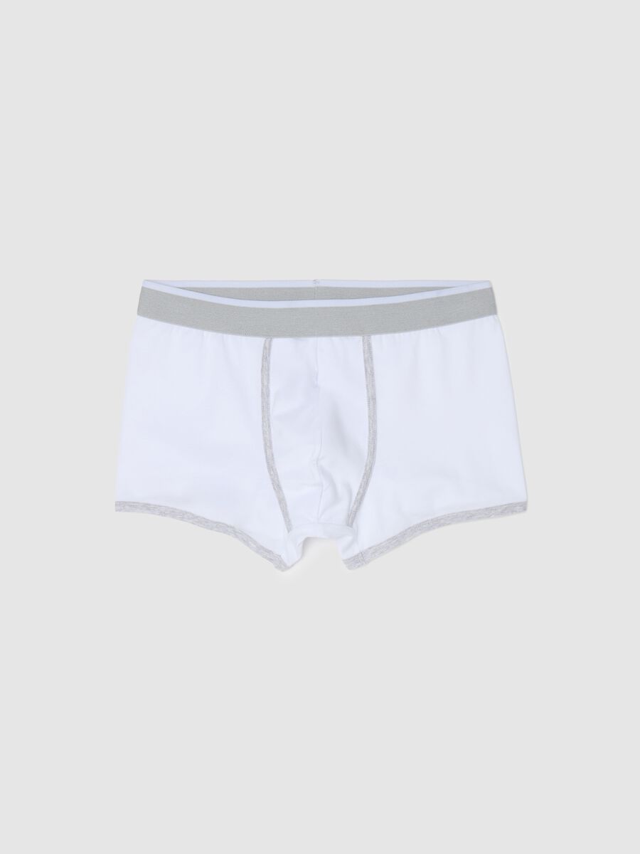 Stretch cotton boxer shorts with contrasting details._4