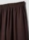 Brown viscose and linen-blend straight-fit trousers_6