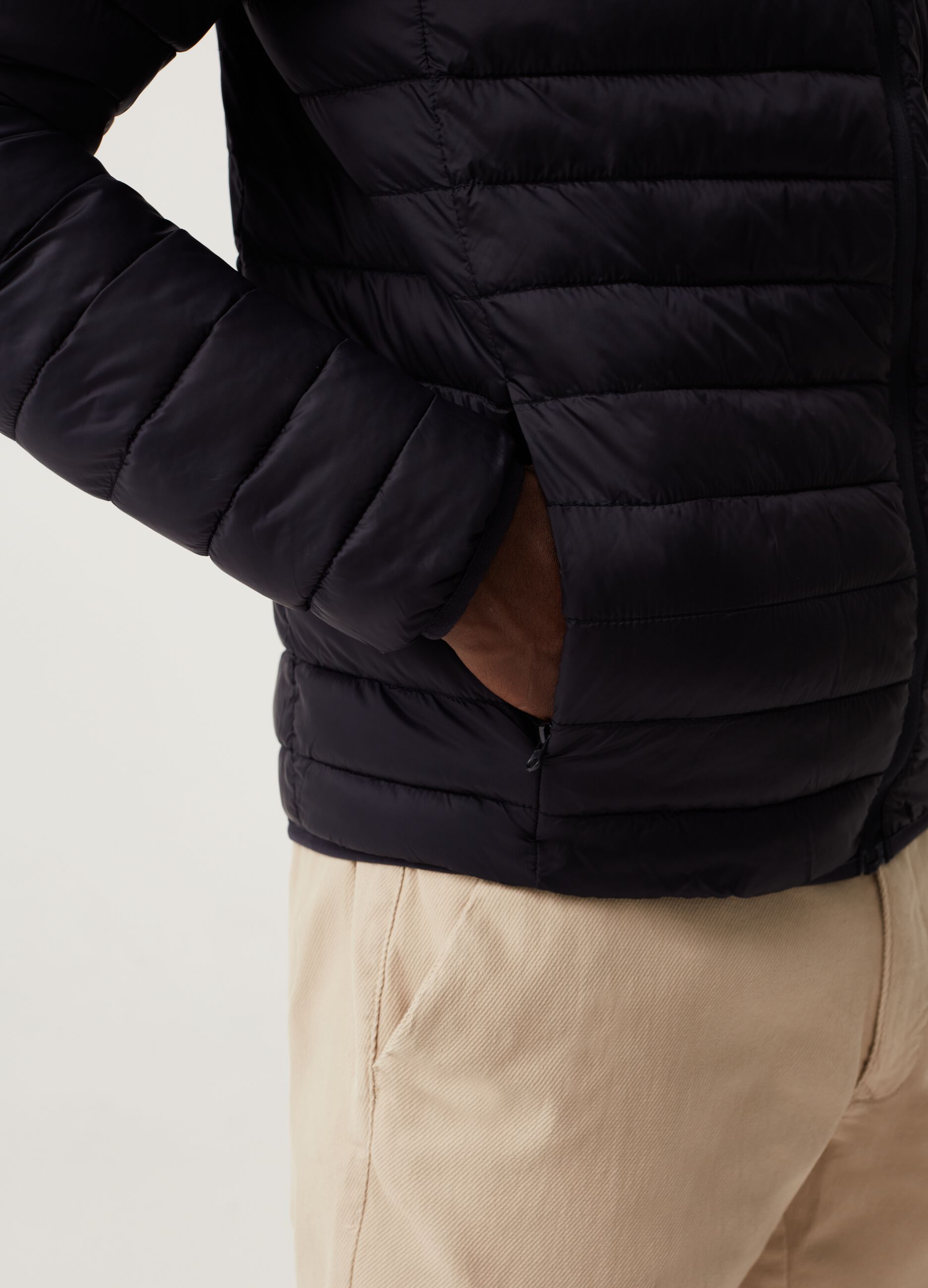 Ultra-light down jacket with hood