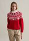 Pullover with mock neck and Norwegian design_1