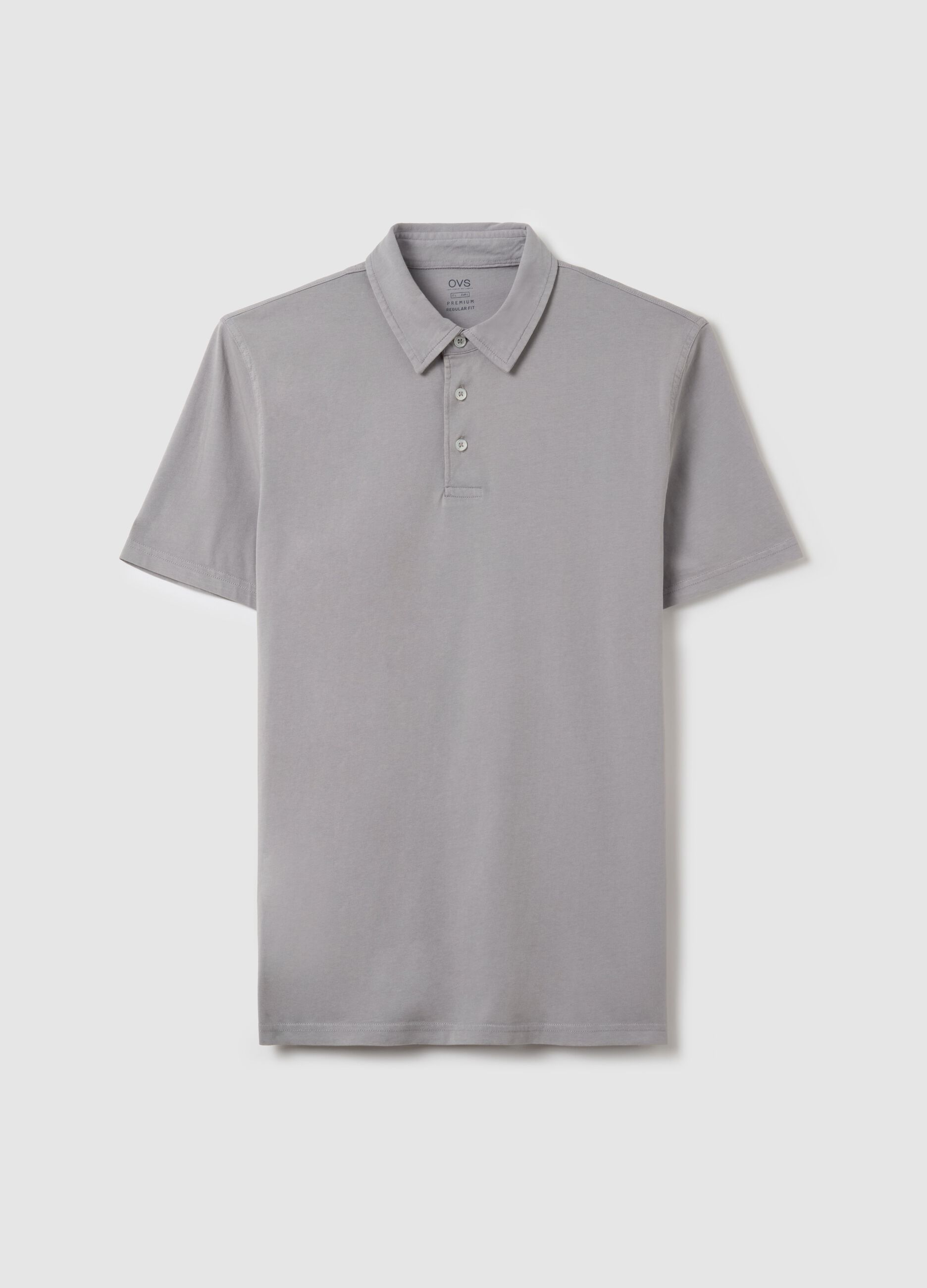 Regular-fit polo shirt in jersey