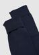 Twin pack of long blue cotton blend socks_2