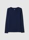 Long-sleeved T-shirt in cotton and modal_2