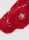 Red Stretch Cotton Christmas Socks_2