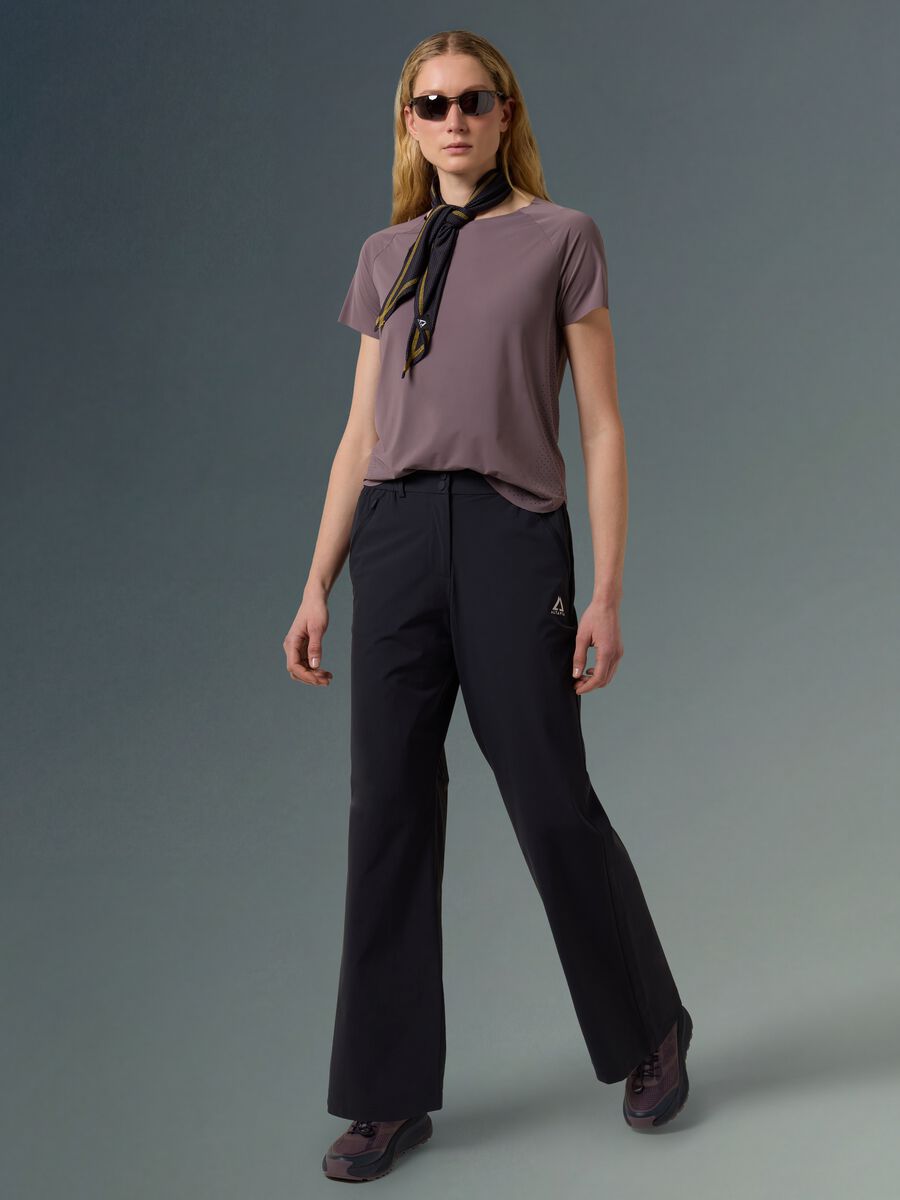 Technical T-shirt with side panels ALTAVIA WITH DEBORAH COMPAGNONI_1