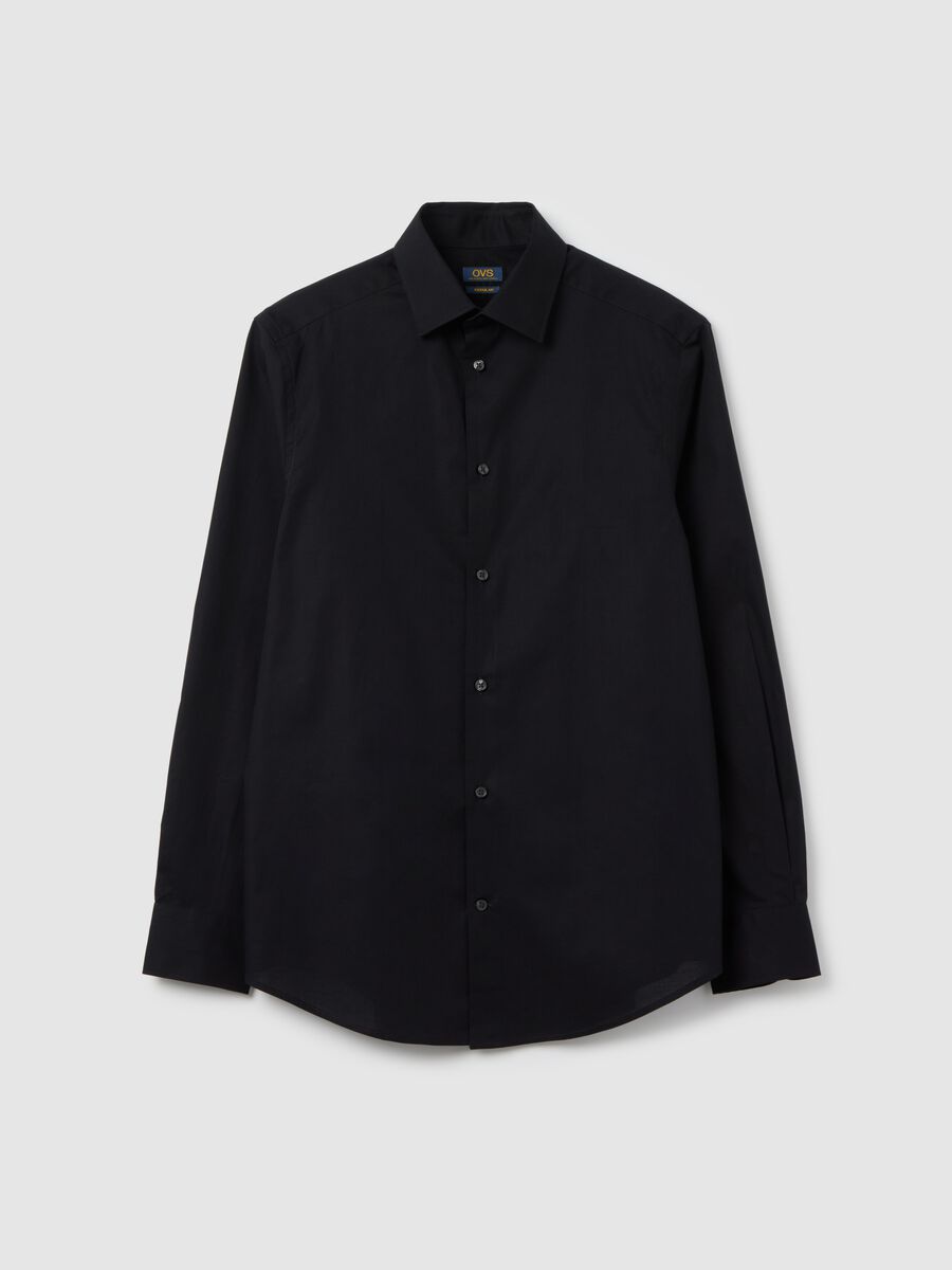 Regular-fit shirt in stretch cotton_4