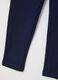 Girls' Blue Cotton Slim Fit Leggings_3