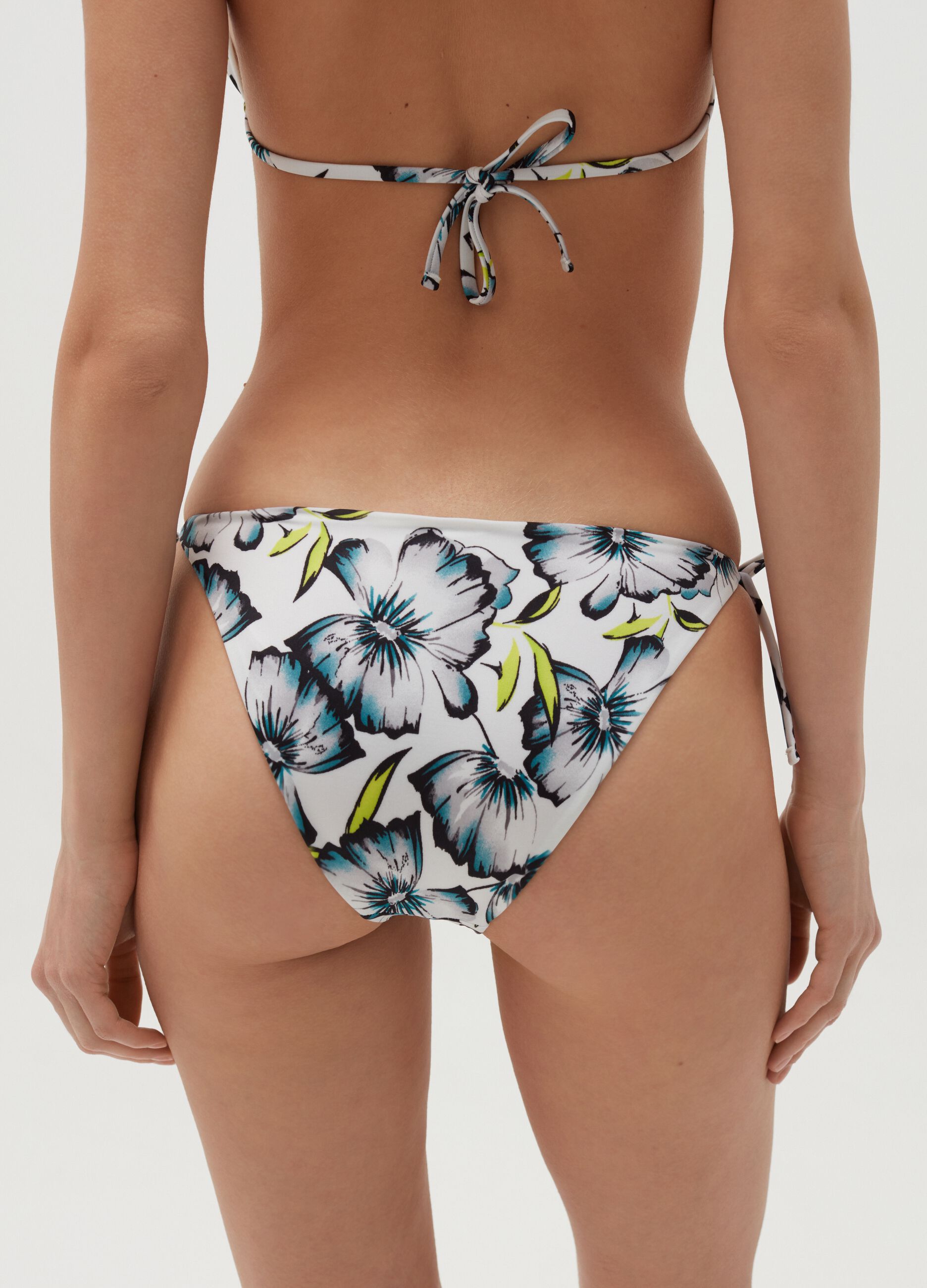 Floral bikini briefs