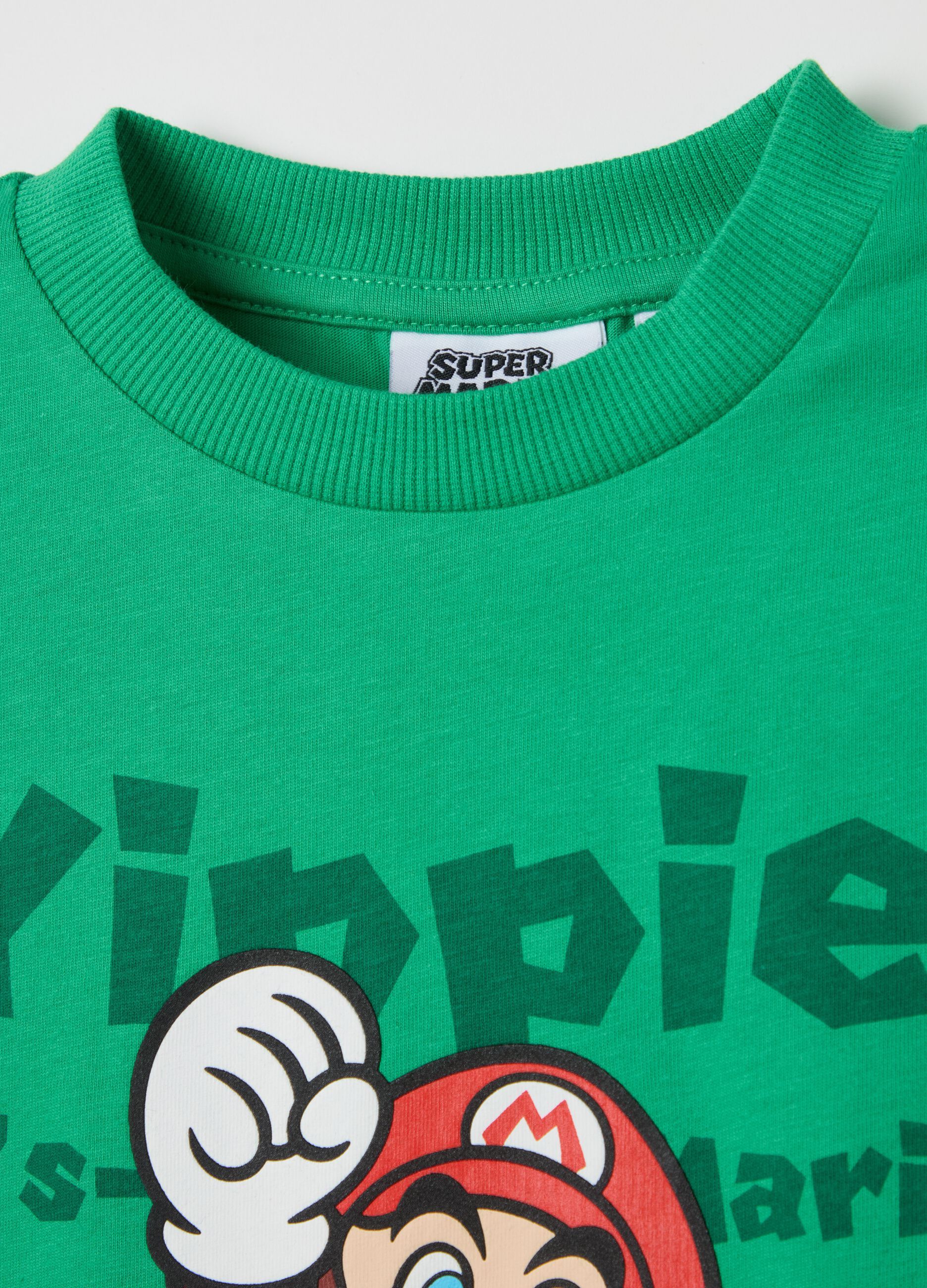 Long-sleeved T-shirt with Super Mario™ print