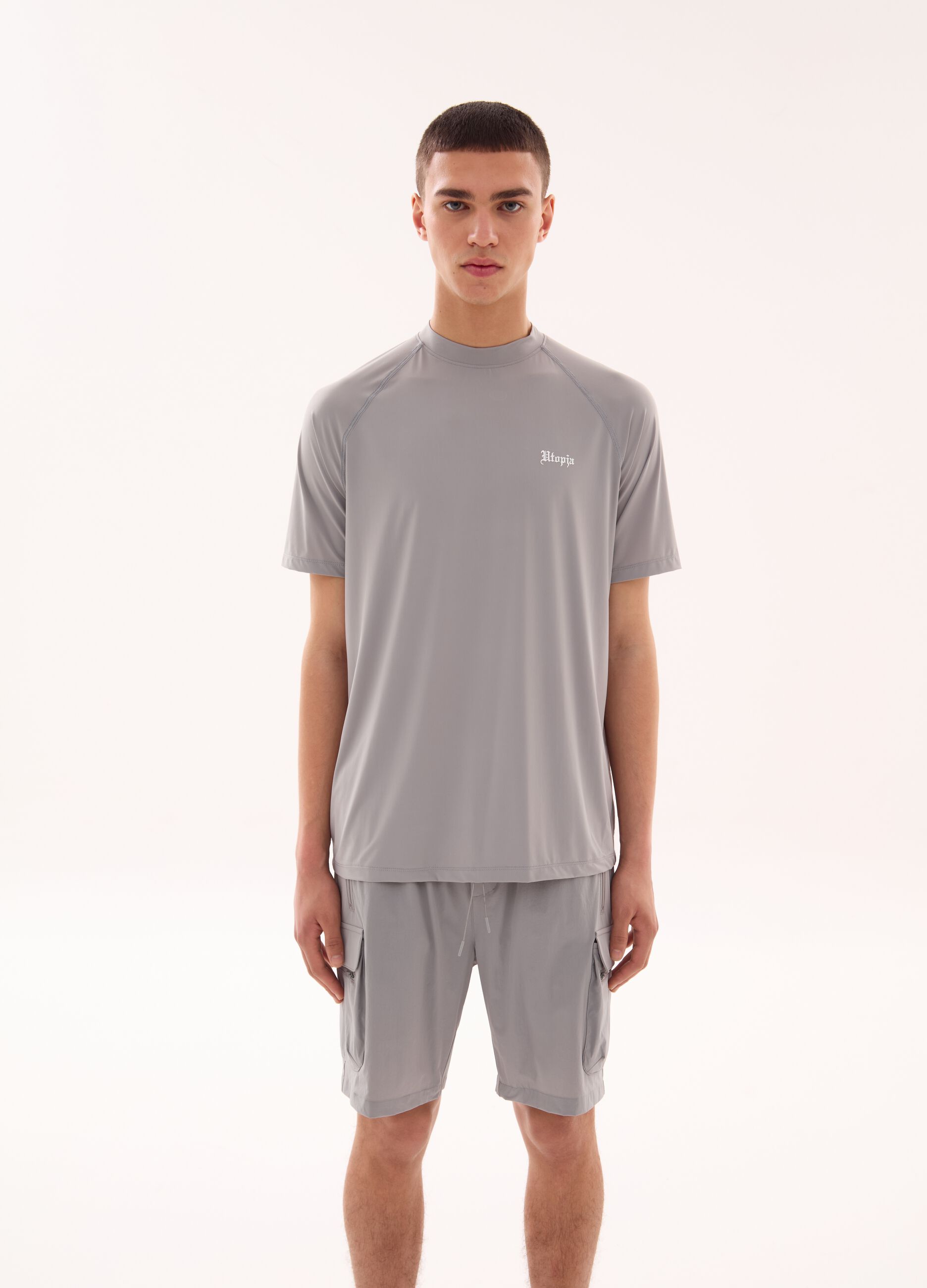 Technical T-shirt Light Grey