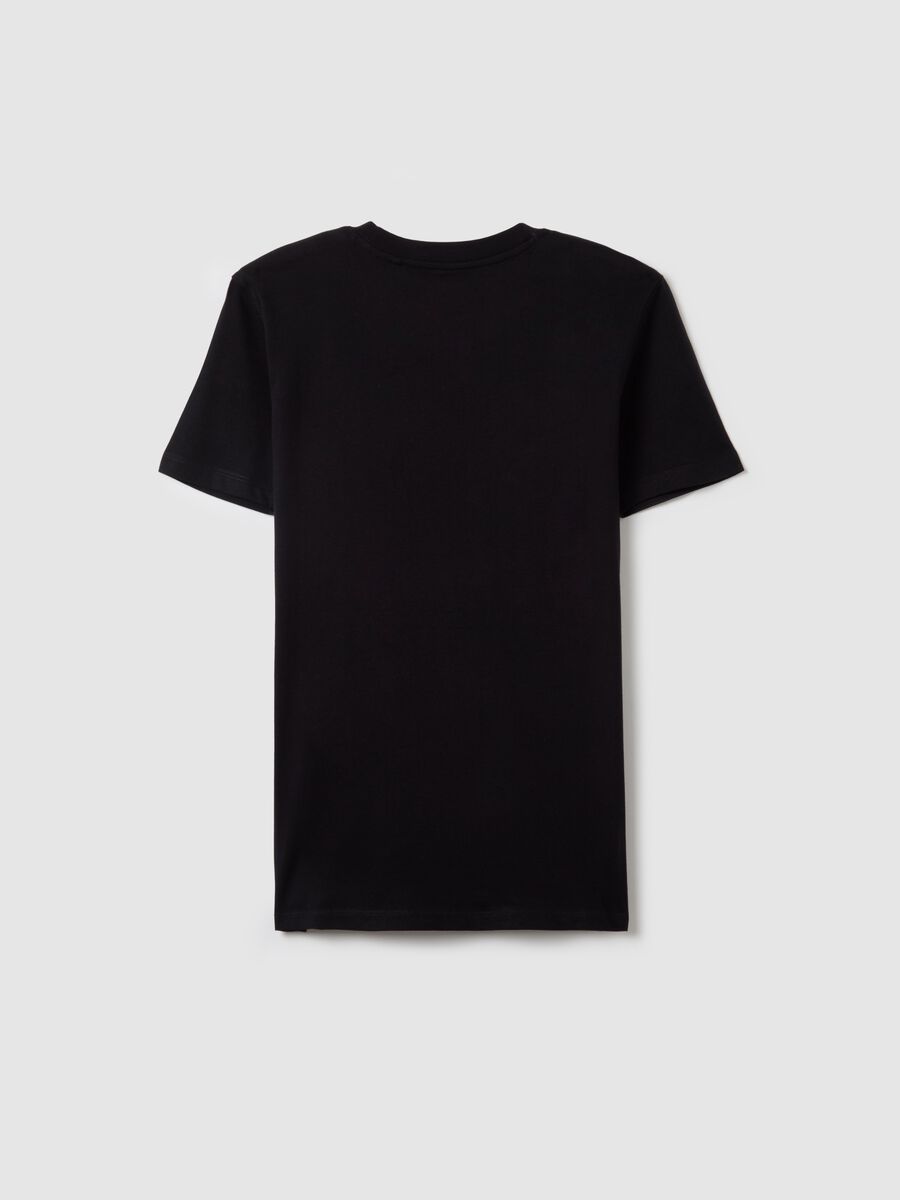 T-shirt in cotone con stampa "TAKE THE RISK" _1