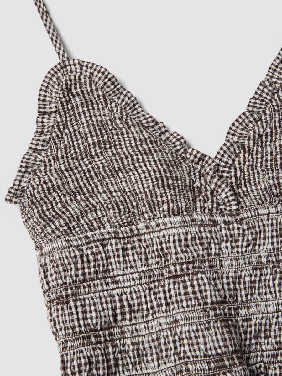 Tank top in puro cotone a righe multicolor slim fit_5