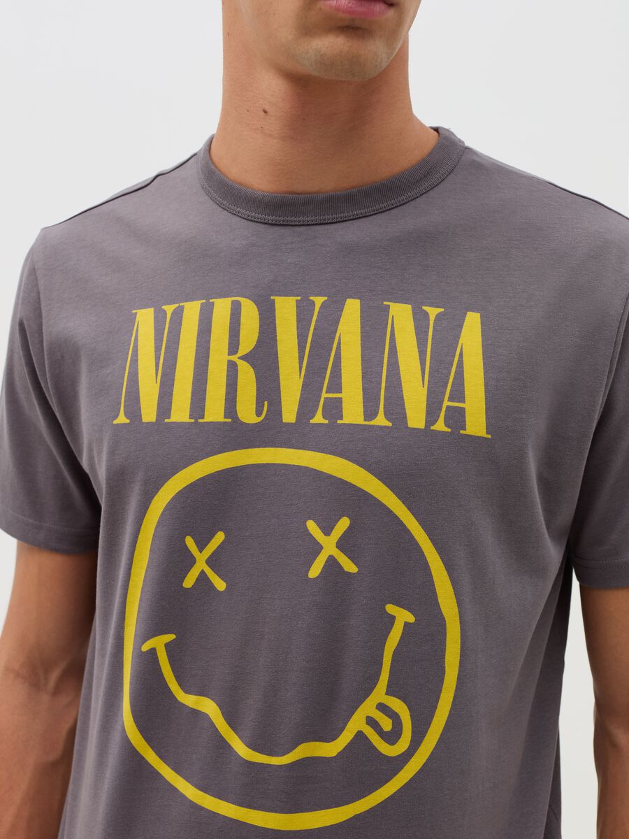 T-shirt with Nirvana print_3