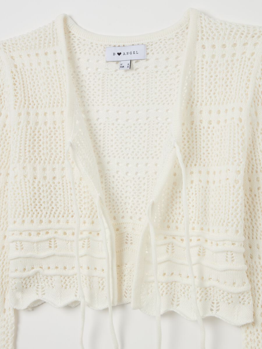 Crochet cardigan with laces_5