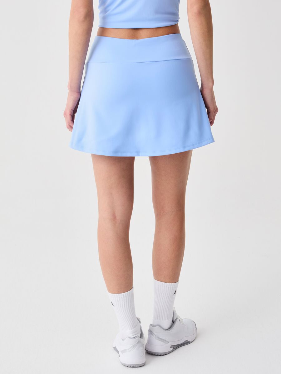 SLAZENGER light blue sports skirt in stretch fabric_3