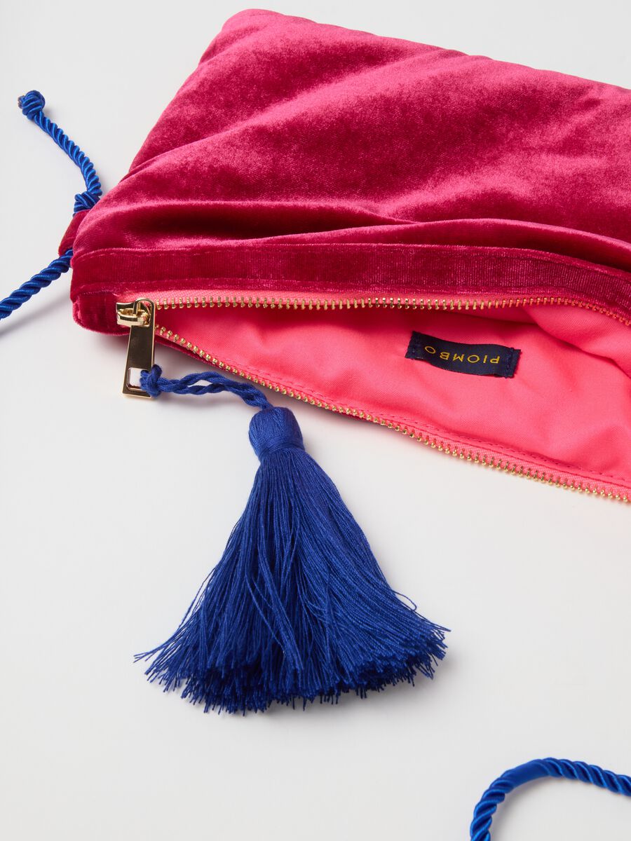 Pink bag with vibrant blue details_2