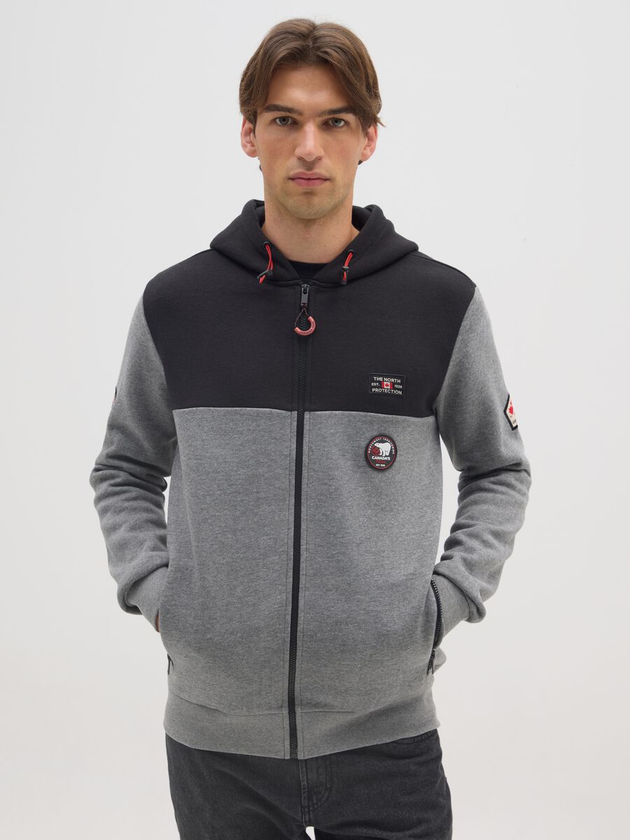 Multicoloured cotton blend regular fit sweatshirt_0