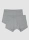 2-pack of grey stretch Supima cotton boxer shorts_0