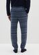 Multicolour regular fit pajama trousers with geometric pattern_2