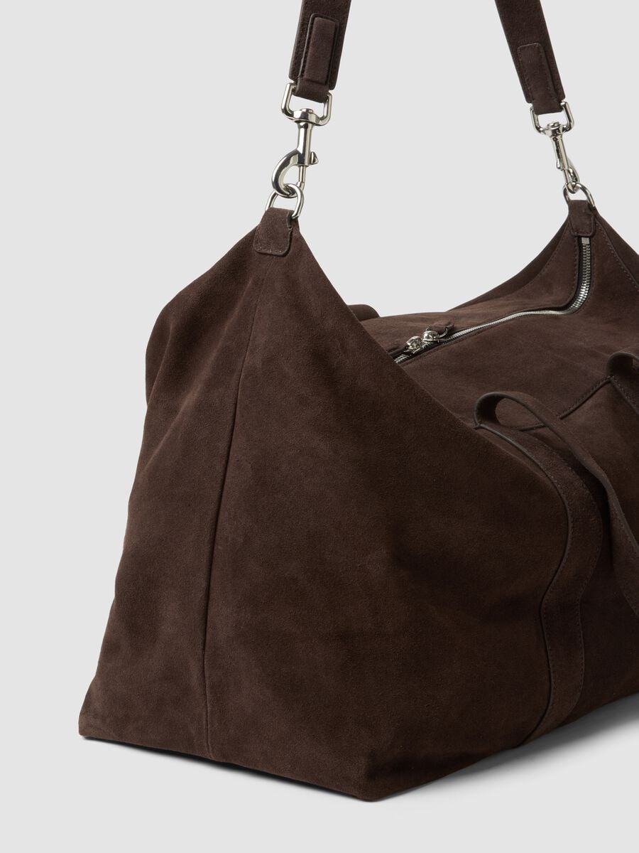 Borsa da viaggio marrone in vera pelle_1