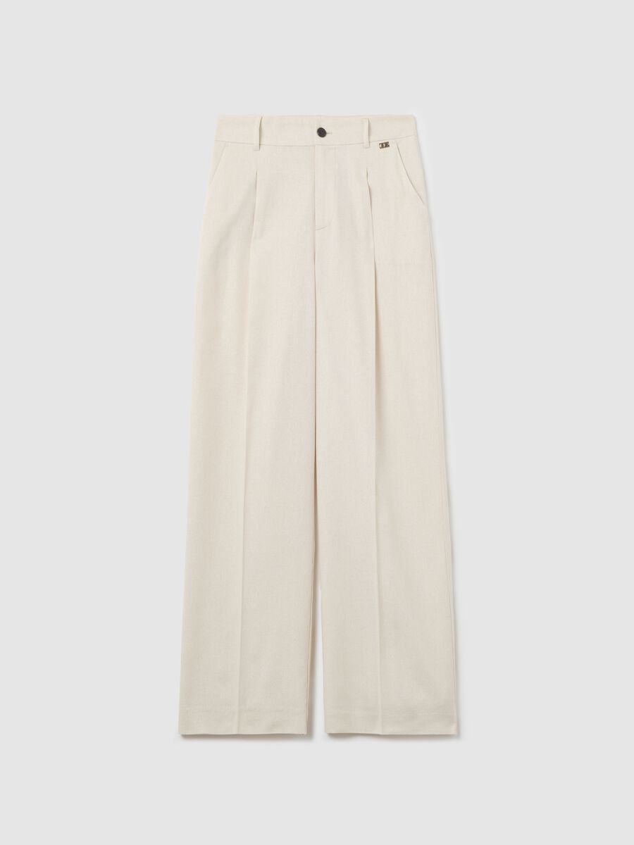 Ivory wide-leg chino trousers_4