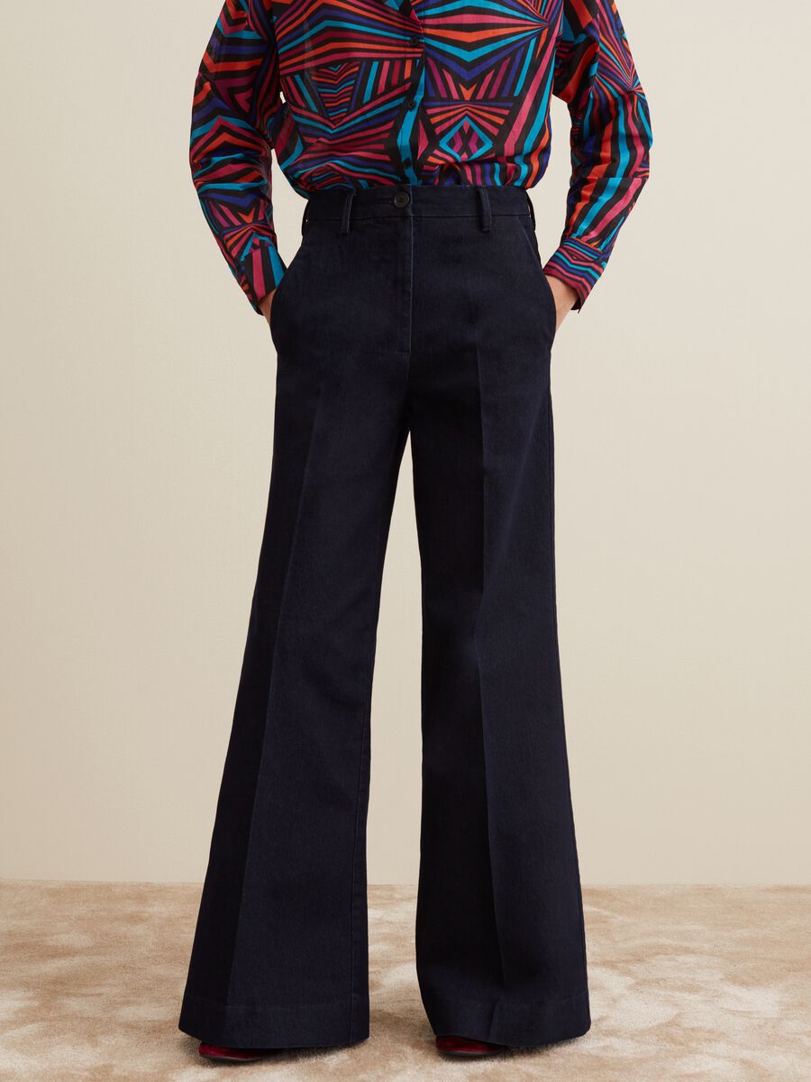 Jeans wide leg a vita alta_1