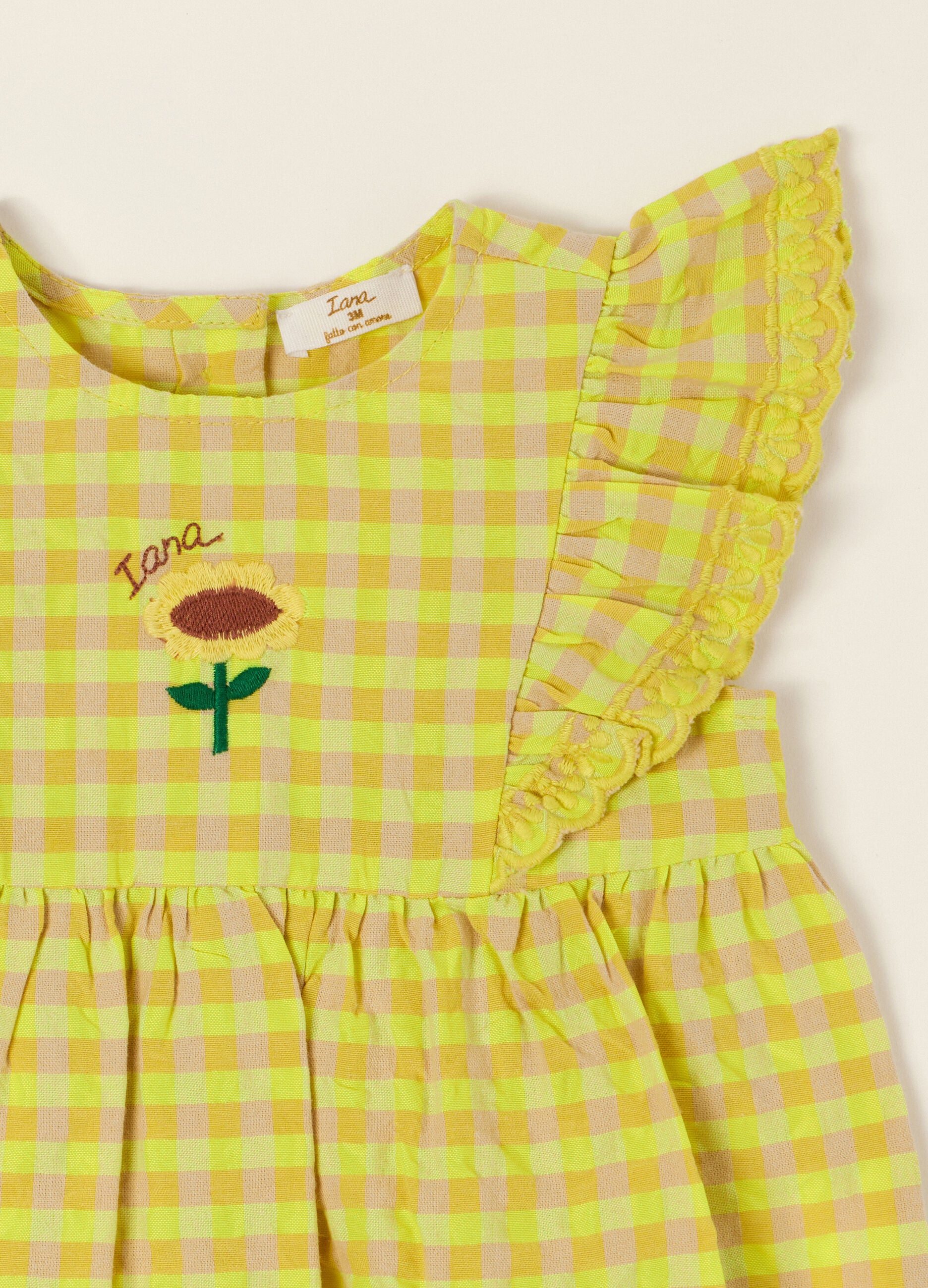 IANA cotton-blend baby girl romper