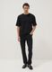 Black Super Skinny Cotton Blend Jeans_0