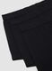 Tripack boxer in cotone elasticizzato nero regular fit_5