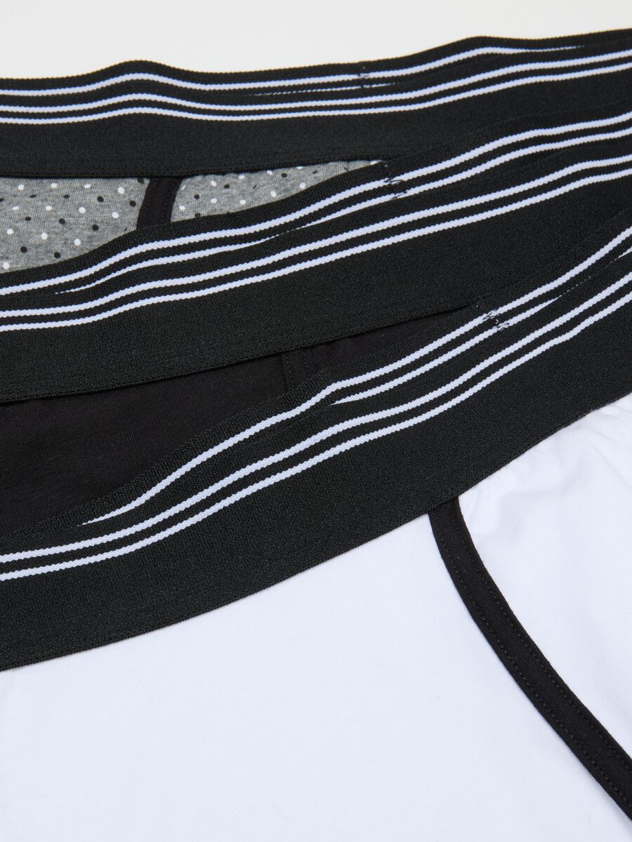 Tripack of multicolour check cotton stretch boxers, regular fit_5