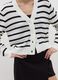 Cardigan with striped pattern and V neck_2
