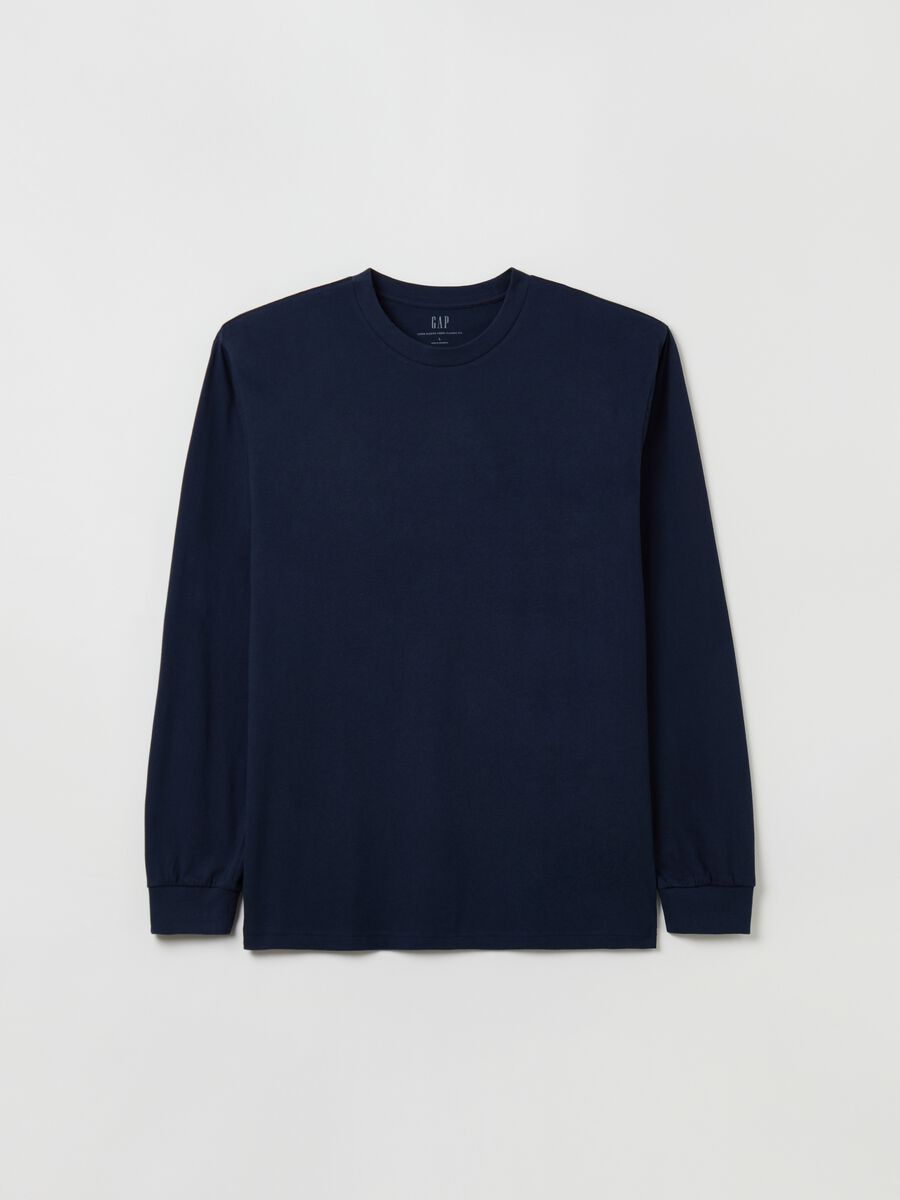 Organic cotton sweatshirt with round neck_1