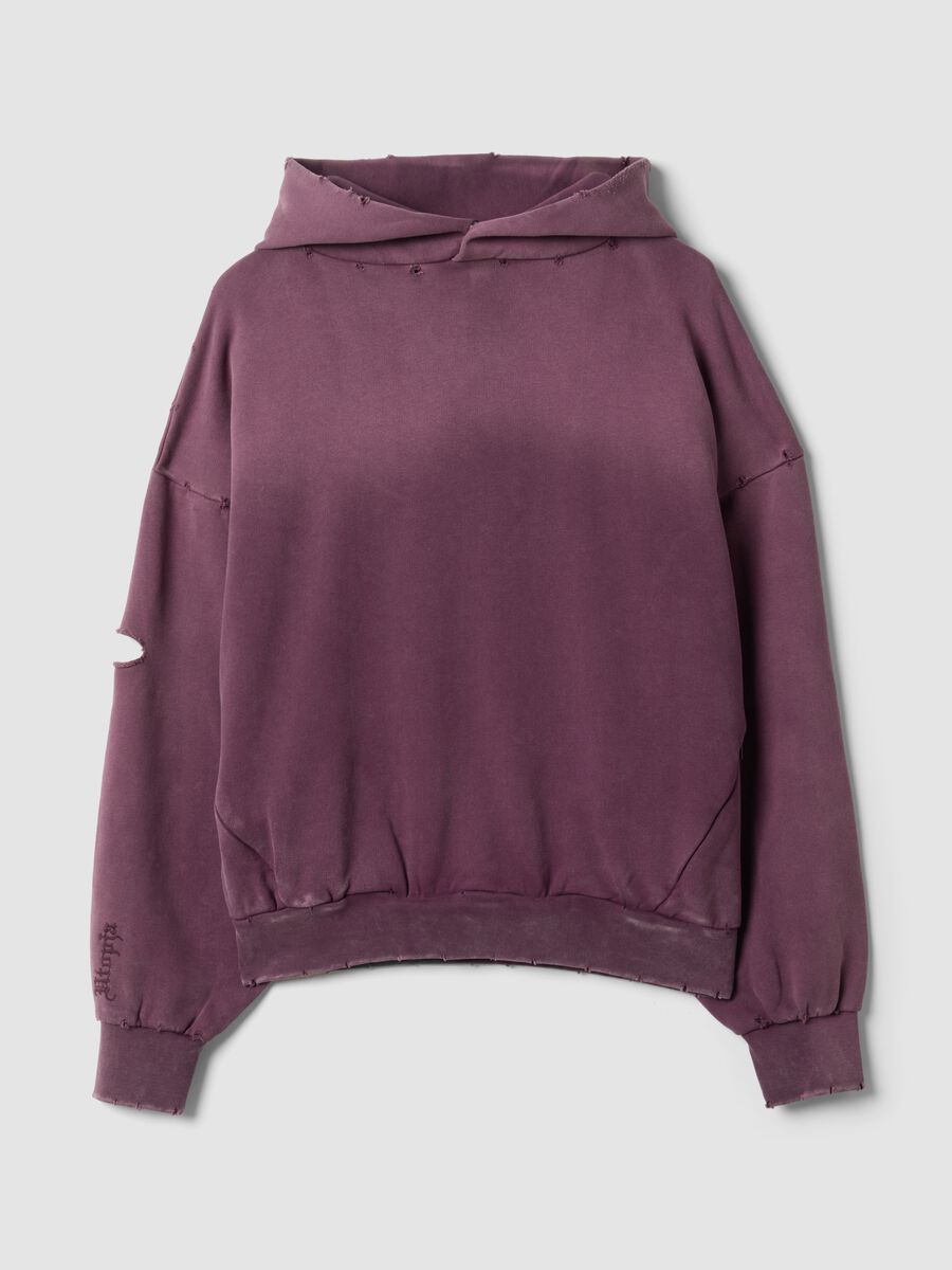 Hoodie Sunfaded Wine_0