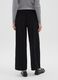 Black pure cotton trousers with elasticated waist_2