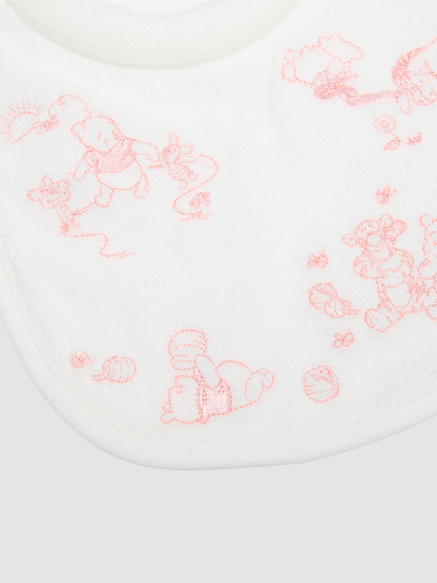 2-pack pure cotton multicolour baby girl bibs Winnie-the-Pooh_1