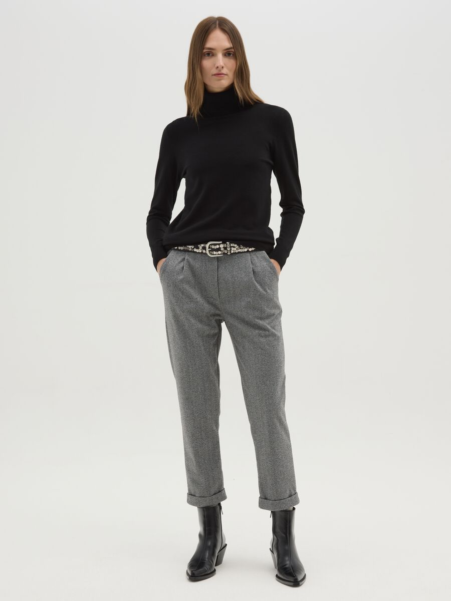 Pantaloni grigi regular fit_0