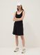 Black ribbed stretch-cotton bodysuit with wide neckline_1