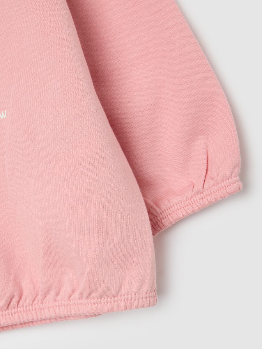 Girls' pink pure cotton pyjamas, regular fit_3