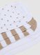 Multipack di sette calzini invisibili beige in tessuto elasticizzato_1