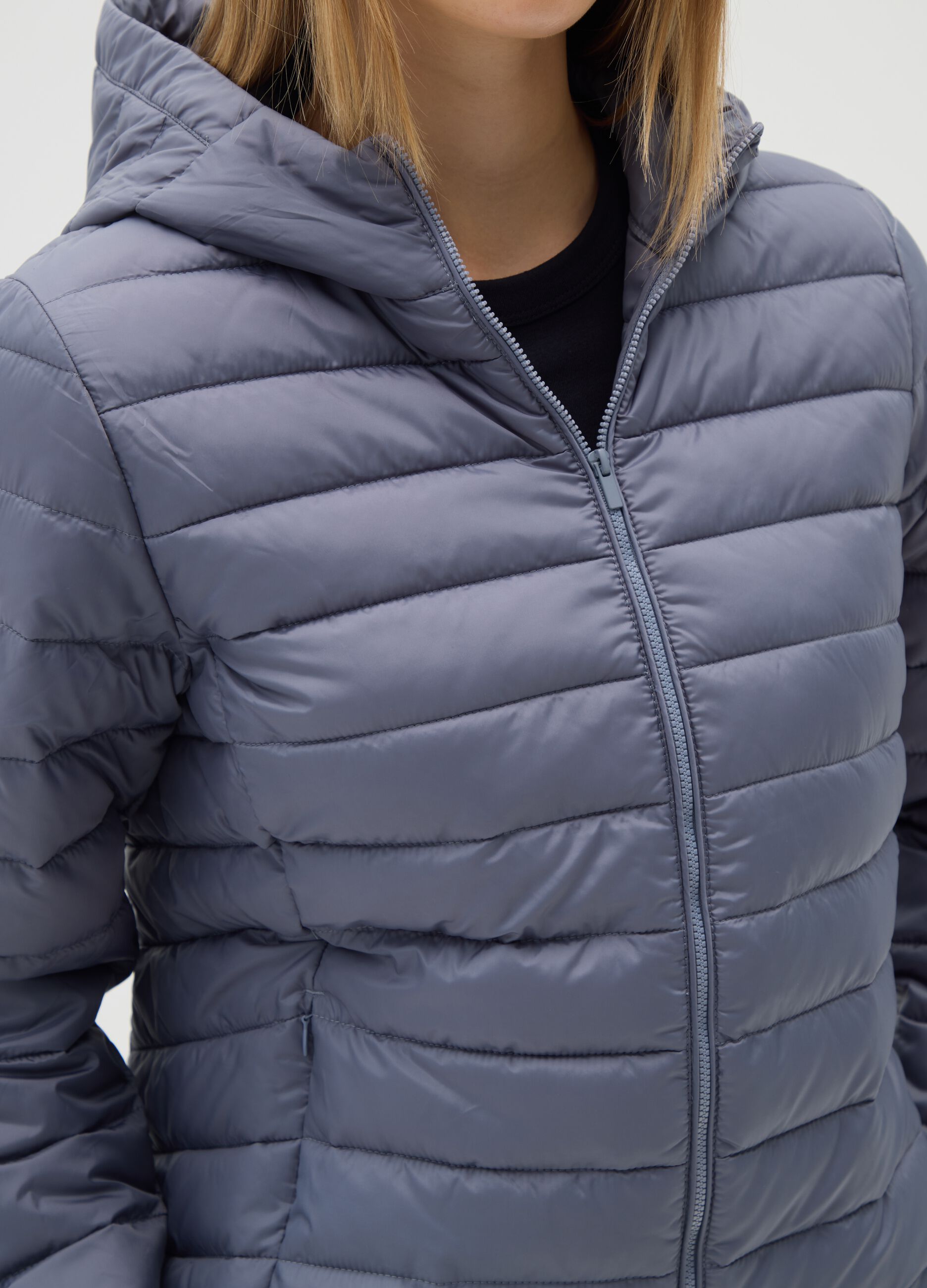 Blue Regular Fit Jacket