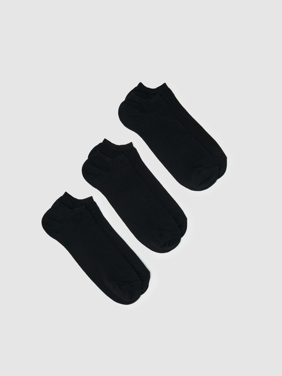 Three-pack shoe liners in organic cotton_0