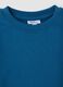 Blue crew-neck sweatshirt in pure organic cotton_2
