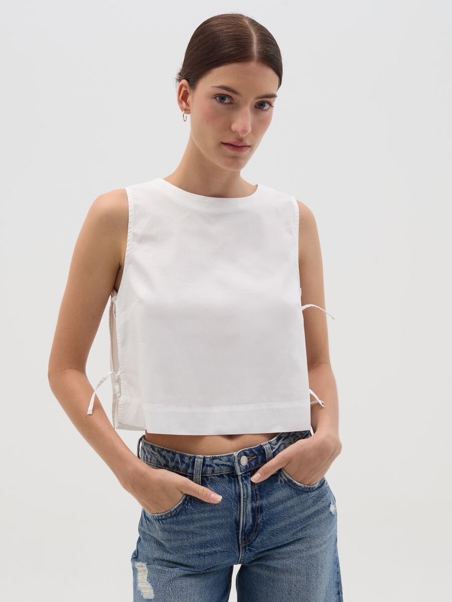 Blouse with splits and laces_0