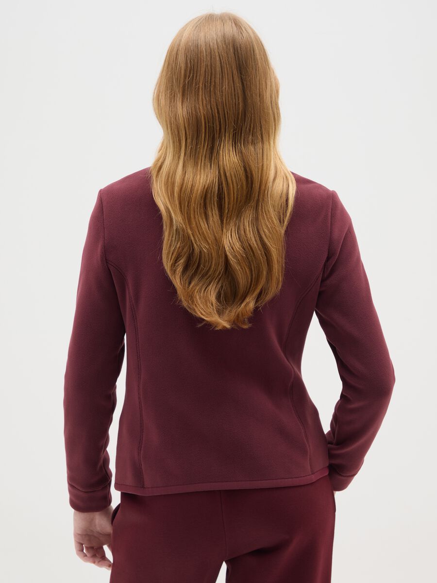 Giacca in tessuto elasticizzato rossa regular fit_2