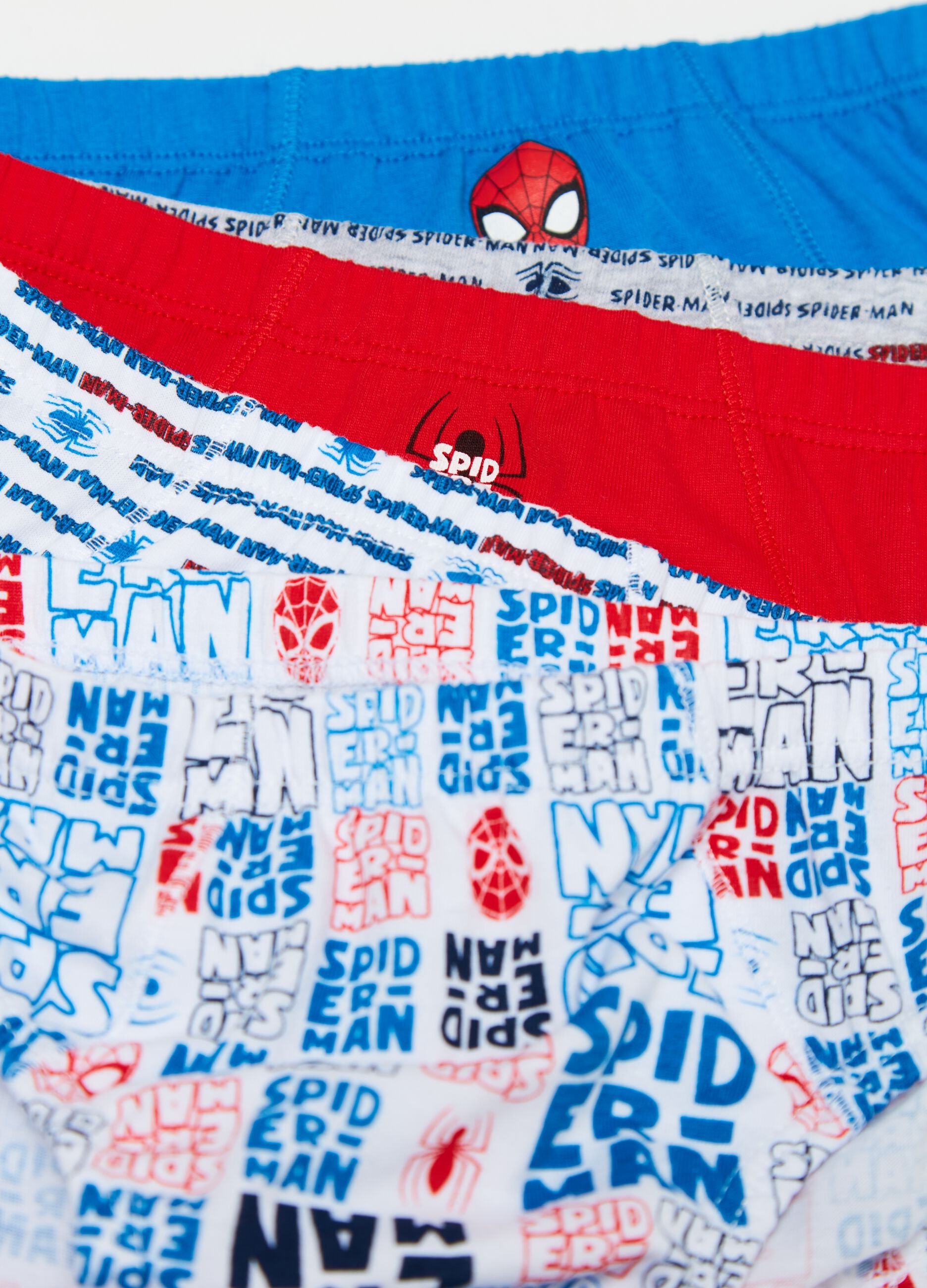 Set cinque slip in cotone bio Spider-Man