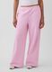 Cotton-blend wide-leg trousers_1