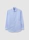 Blue Cotton Long Sleeve Shirt_4