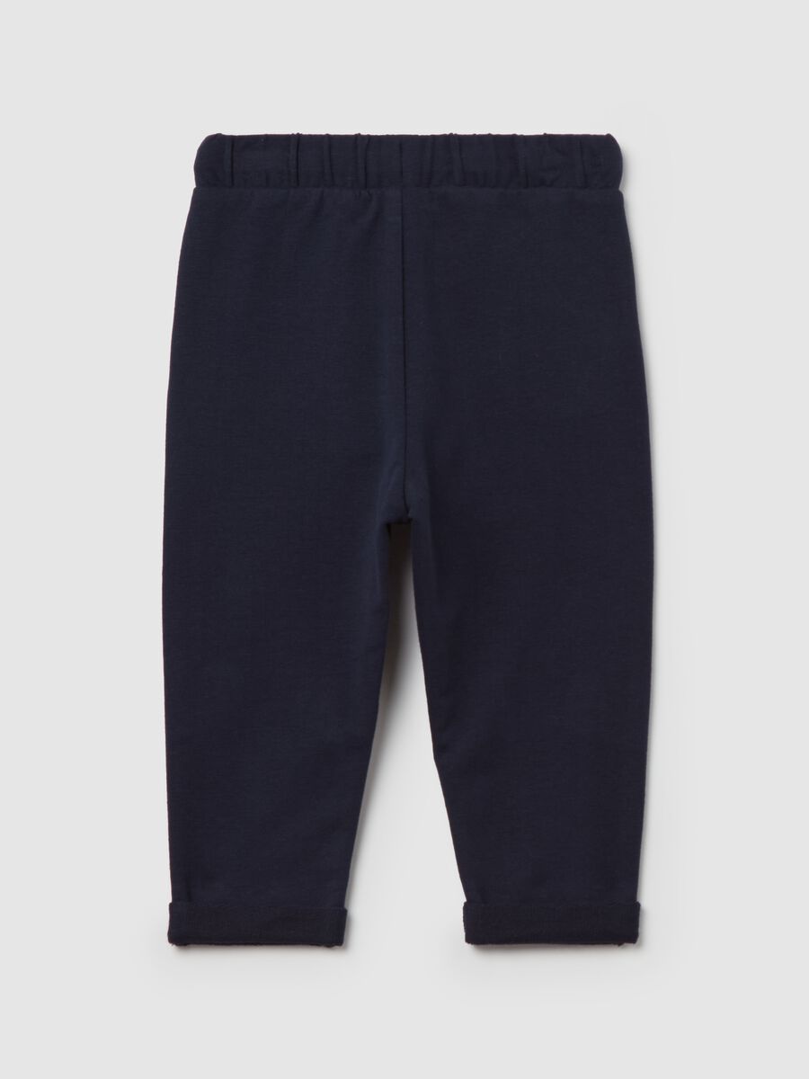Joggers with drawstring and print_1