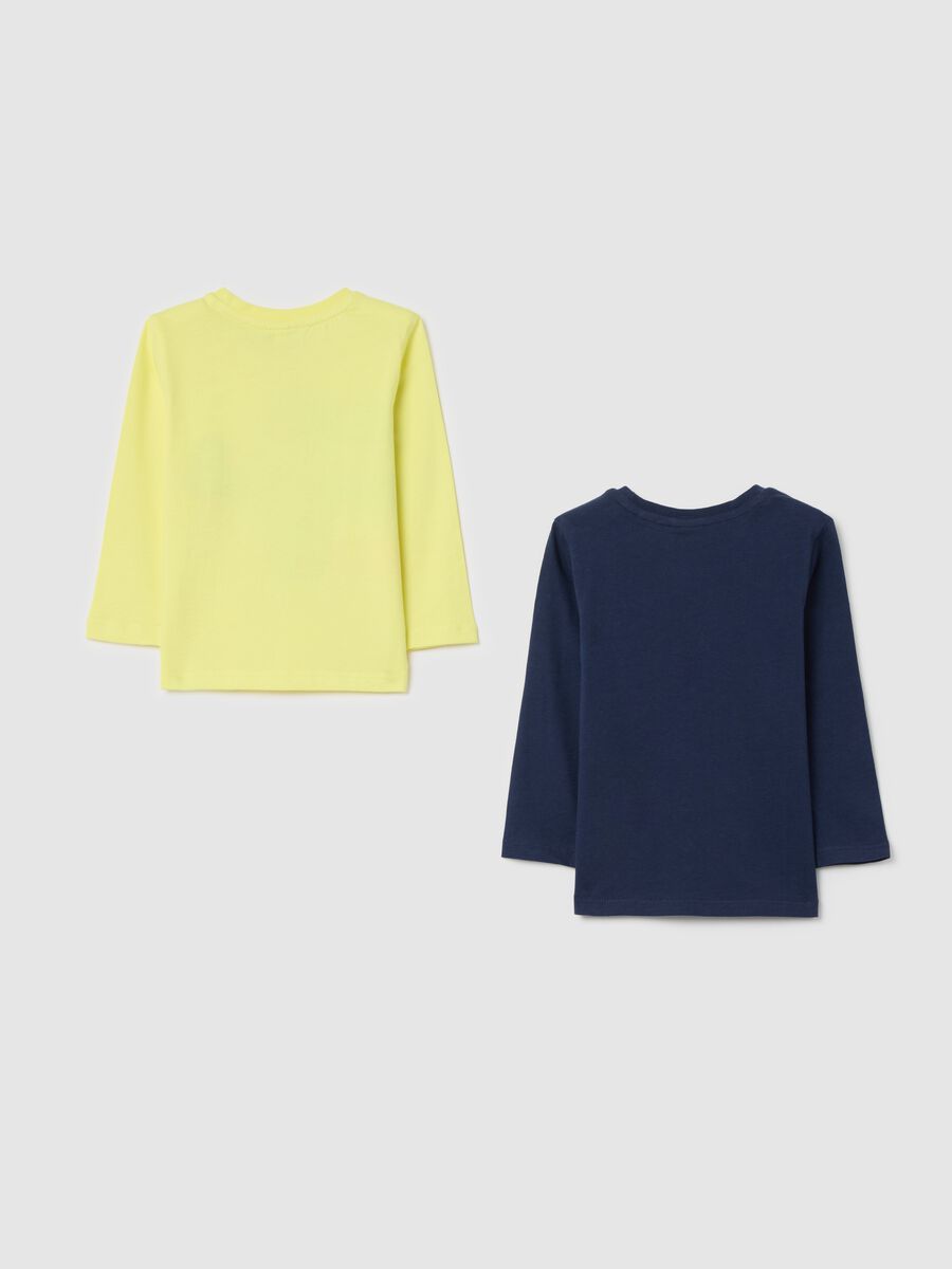 Two-pack long-sleeved T-shirt in cotton_1