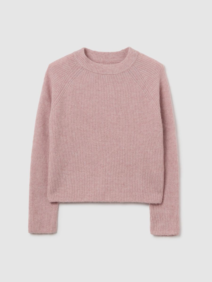 Pink Regular Fit Sweater_0